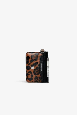 Zadig & Voltaire Portefeuilles Et Porte-Monnaie^Porte-Carte Leopard Borderline Pass