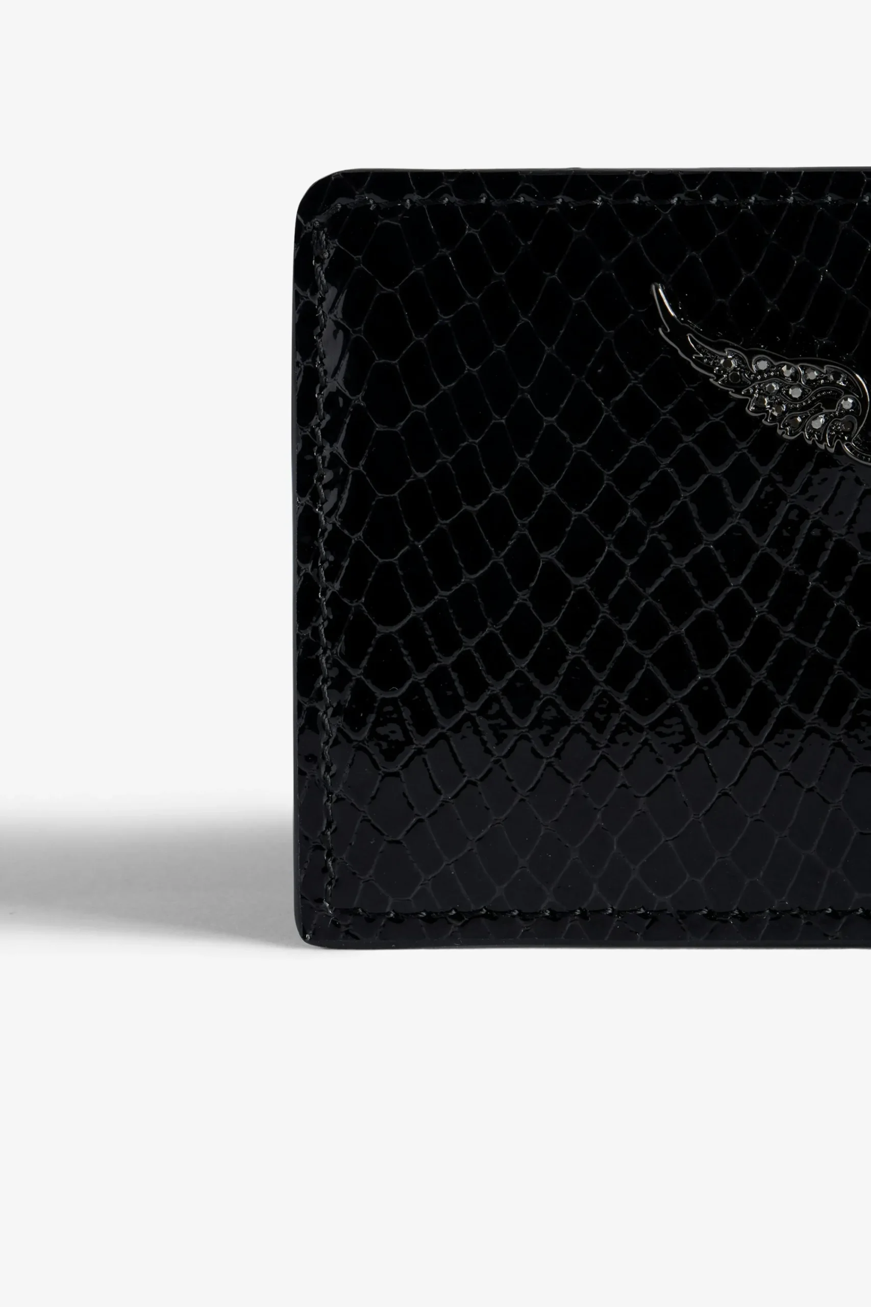 Zadig & Voltaire Portefeuilles Et Porte-Monnaie^Porte-Cartes En Relief Sauvage Brillant Zv Pass