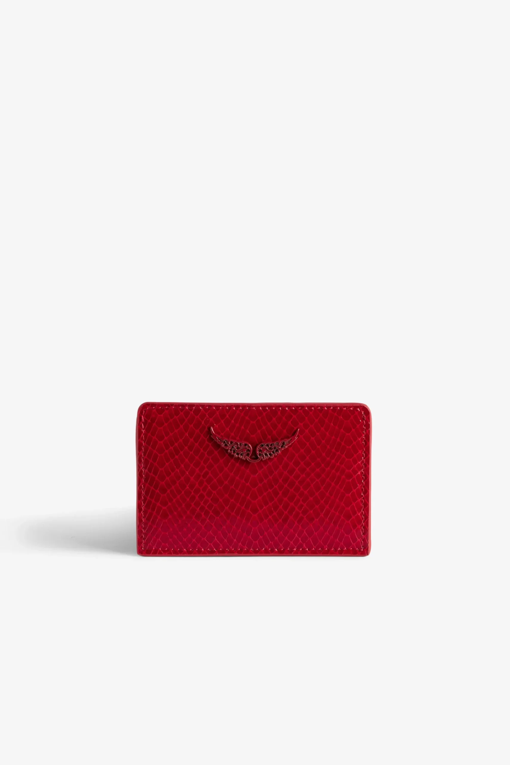 Zadig & Voltaire Portefeuilles Et Porte-Monnaie^Porte-Cartes En Relief Sauvage Brillant Zv Pass