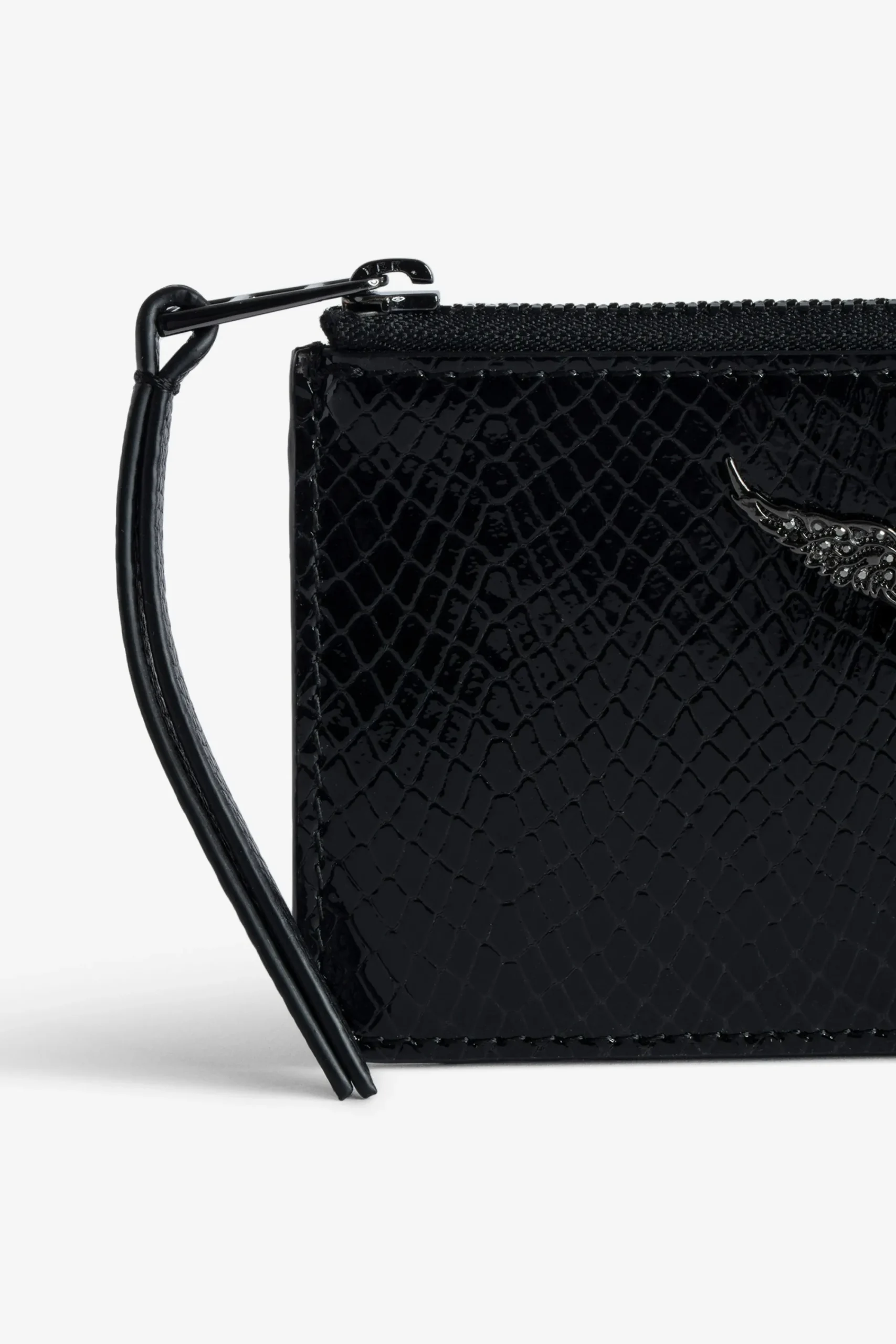 Zadig & Voltaire Portefeuilles Et Porte-Monnaie^Porte-Cartes En Relief Sauvage Brillant Zv Card