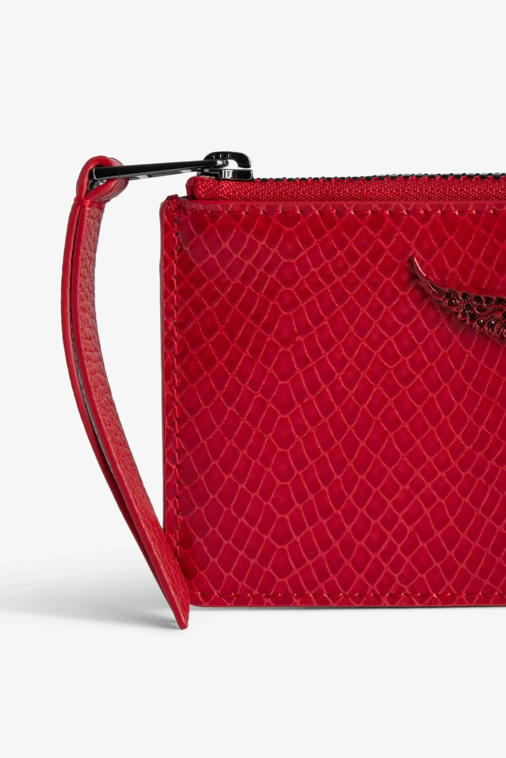 Zadig & Voltaire Portefeuilles Et Porte-Monnaie^Porte-Cartes En Relief Sauvage Brillant Zv Card