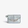 Zadig & Voltaire Portefeuilles Et Porte-Monnaie^Porte-Cartes Metallise Gaufre Borderline Pass