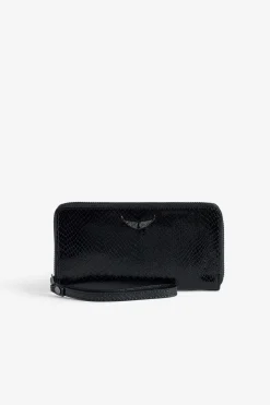Zadig & Voltaire Portefeuilles Et Porte-Monnaie^Portefeuille Compagnon Glossy Wild Embosse