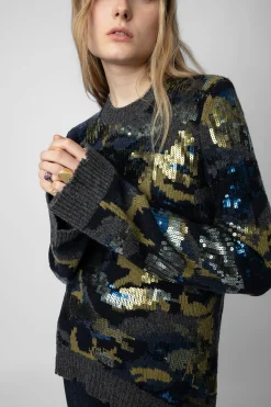 Zadig & Voltaire Pulls Et Gilets^Pull Cosmy A Paillettes