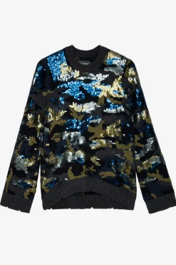 Zadig & Voltaire Pulls Et Gilets^Pull Cosmy A Paillettes