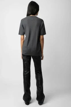 Zadig & Voltaire Pulls Et Gilets^Pull En Cachemire A Imprime Photo Ida