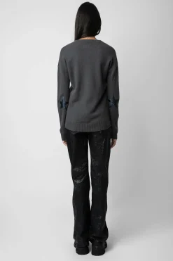 Zadig & Voltaire Pulls Et Gilets^Pull En Cachemire A Patch Vivi