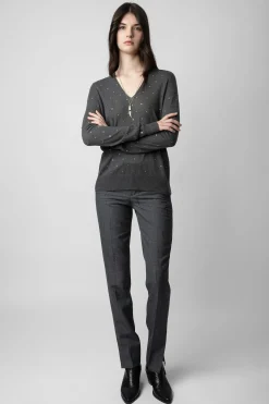 Zadig & Voltaire Pulls Et Gilets^Pull En Cachemire A Strass Elya