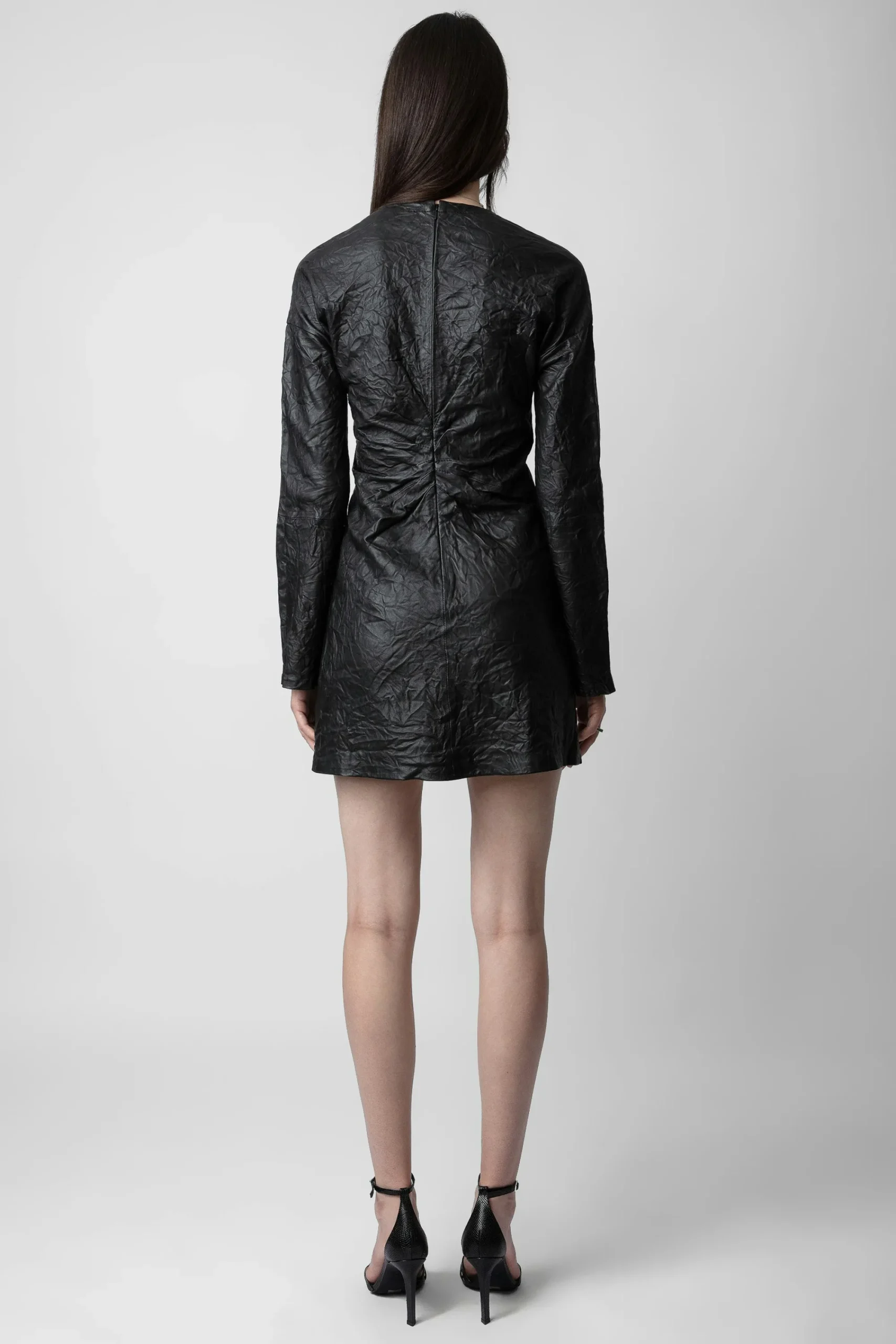 Zadig & Voltaire Robes Et Jupes^Robe En Cuir Froisse Rixina