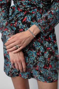 Zadig & Voltaire Robes Et Jupes^Robe En Soie A Strass Radar Thunder