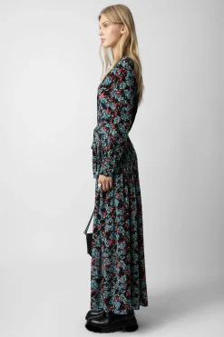 Zadig & Voltaire Robes Et Jupes^Robe En Soie A Strass Reward Thunder