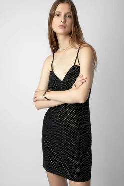 Zadig & Voltaire Robes Et Jupes^Robe En Soie A Strass Rohana