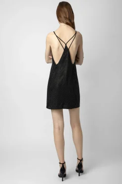 Zadig & Voltaire Robes Et Jupes^Robe En Soie A Strass Rohana