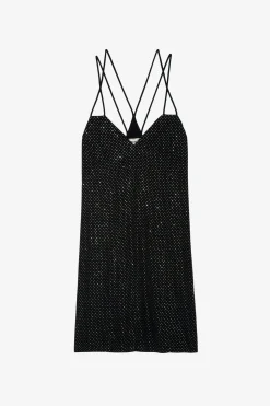 Zadig & Voltaire Robes Et Jupes^Robe En Soie A Strass Rohana