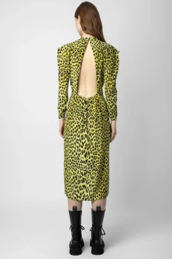 Zadig & Voltaire Robes Et Jupes^Robe En Soie Leopard Racyl