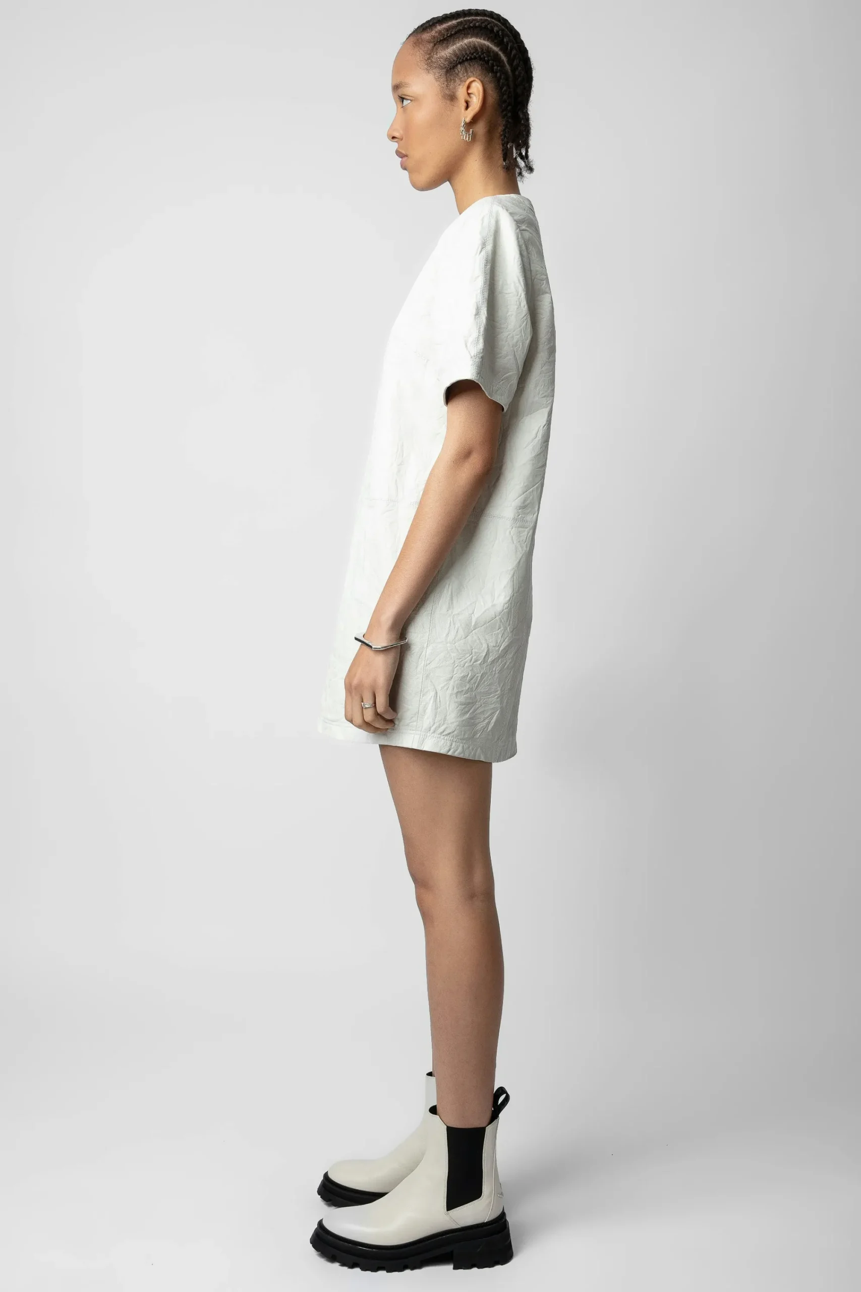 Zadig & Voltaire Robes Et Jupes^Robe Riddy En Cuir Froisse