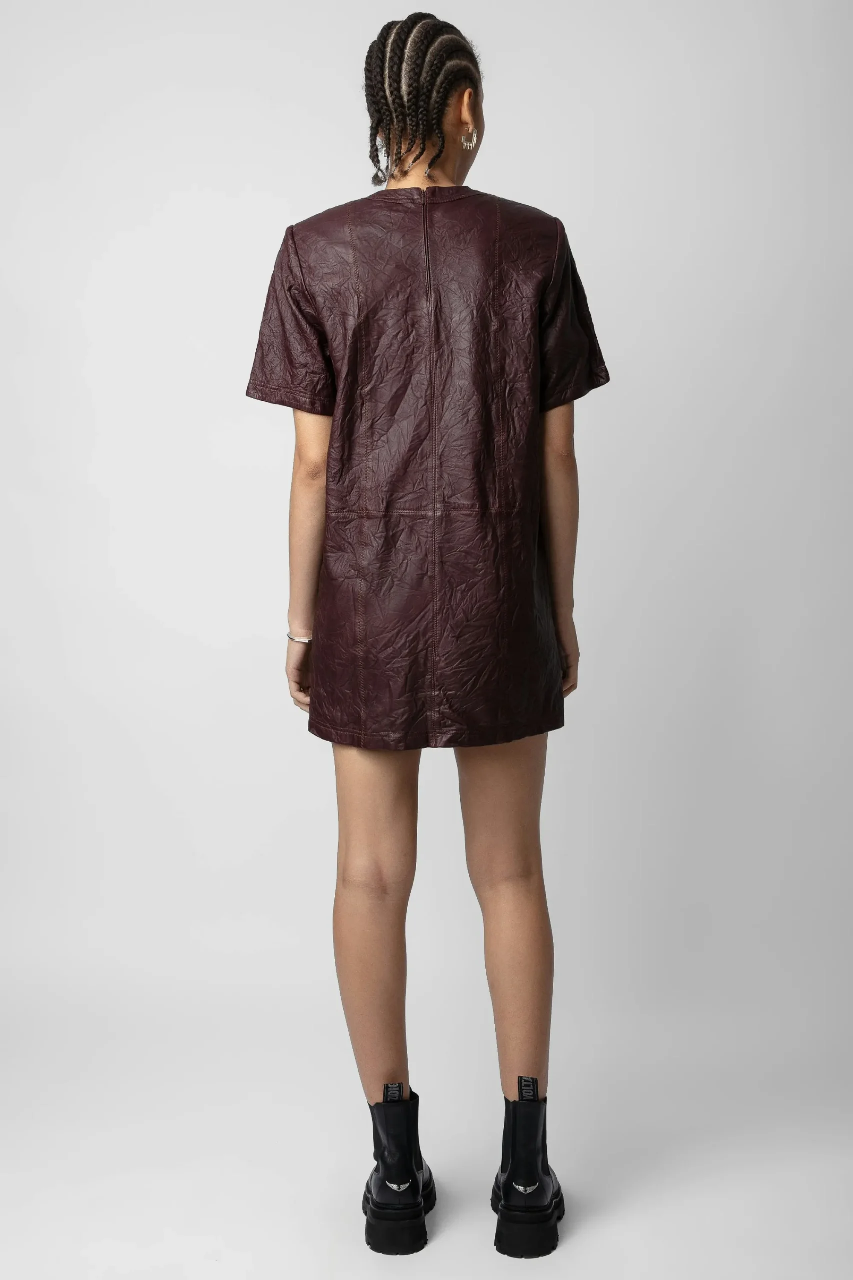 Zadig & Voltaire Robes Et Jupes^Robe Riddy En Cuir Froisse