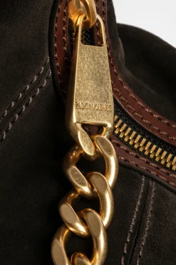 Zadig & Voltaire Sacs À Main^Sac Patchwork En Daim Le Cecilia