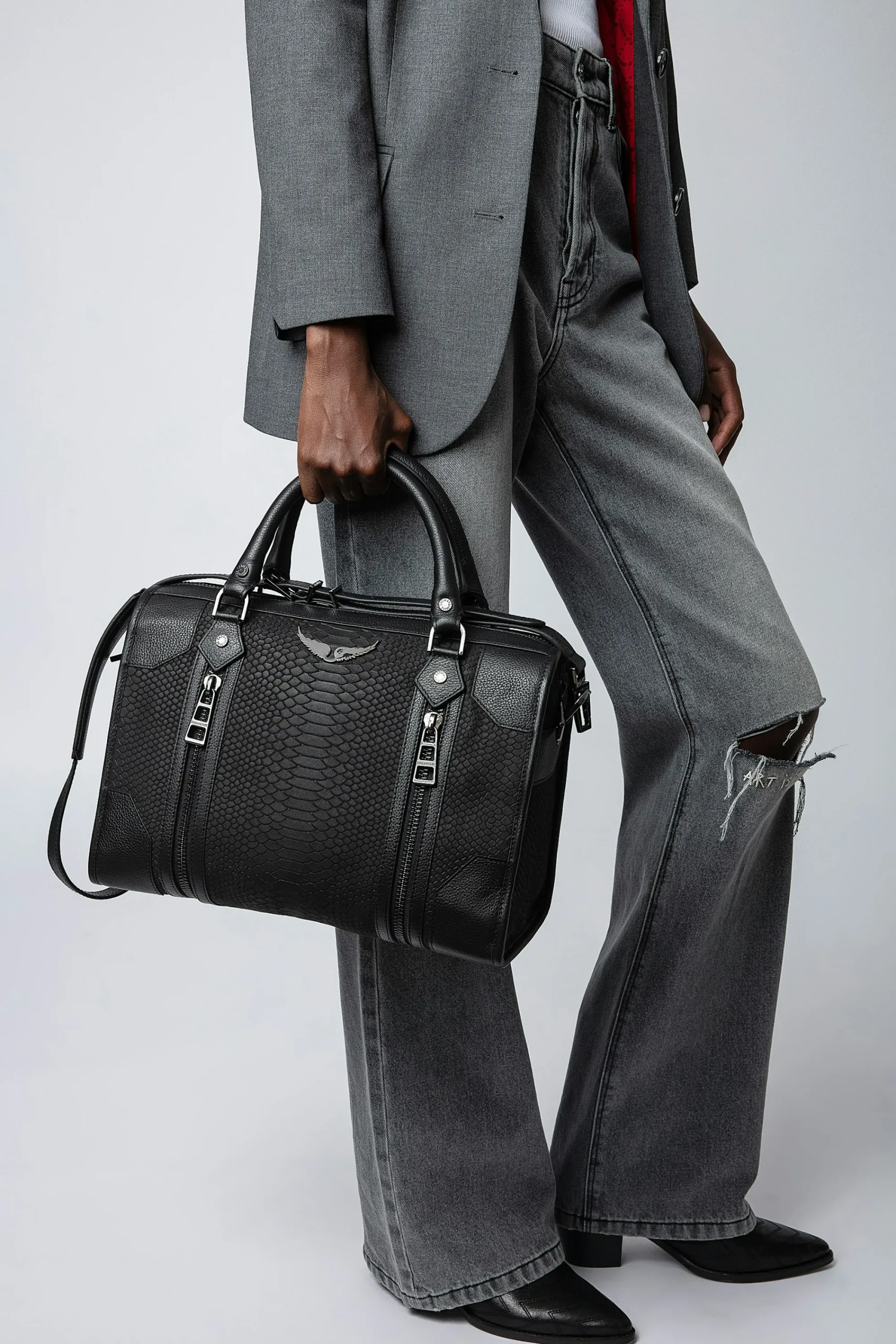 Zadig & Voltaire Sacs À Main^Sac Soft Savage Sunny Moyen #2