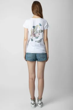Zadig & Voltaire Pantalons Et Shorts^Short En Denim A Strass Sina