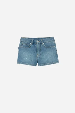 Zadig & Voltaire Pantalons Et Shorts^Short En Denim A Strass Sina
