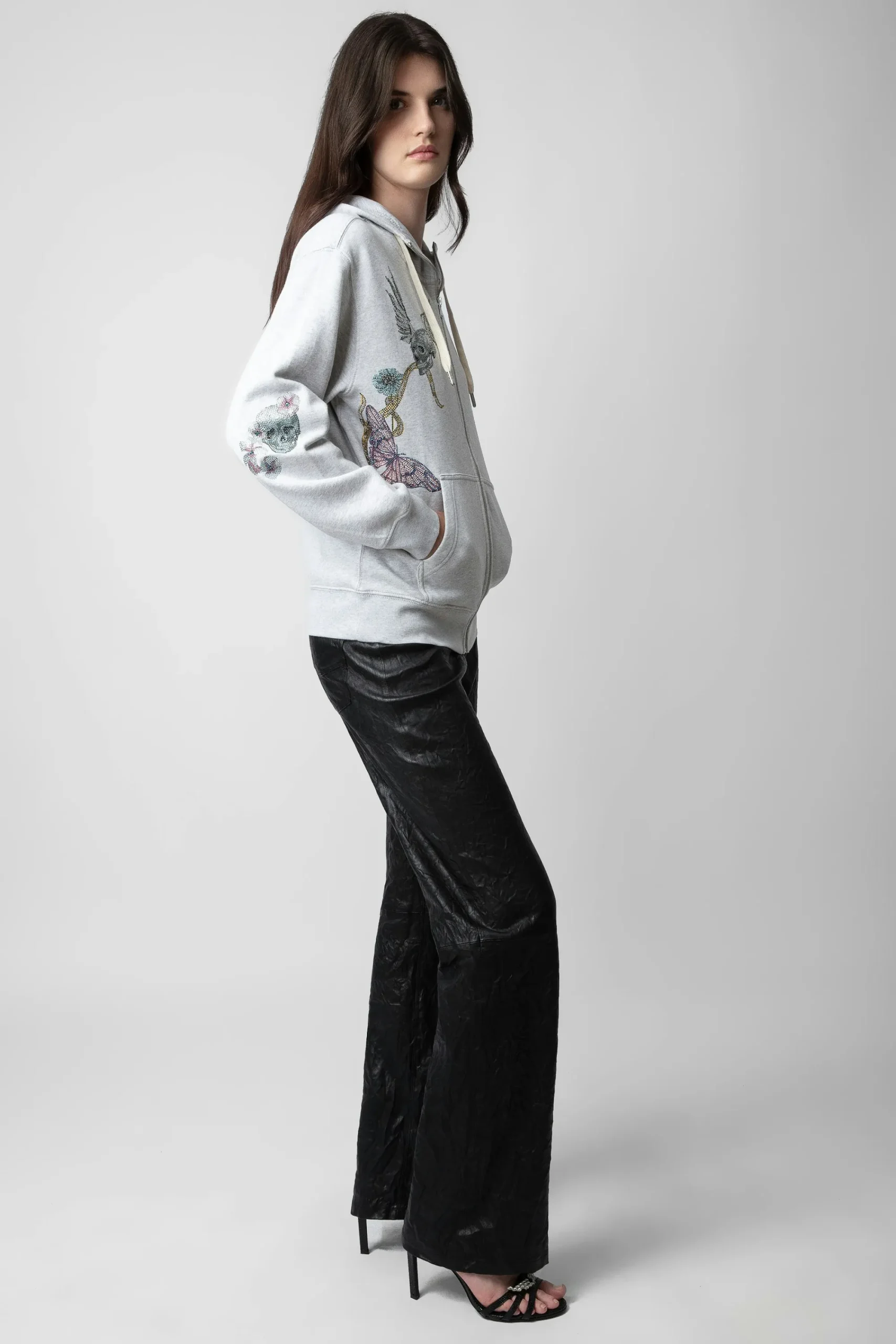 Zadig & Voltaire Sweat-Shirts^Sweat A Capuche Harper A Strass