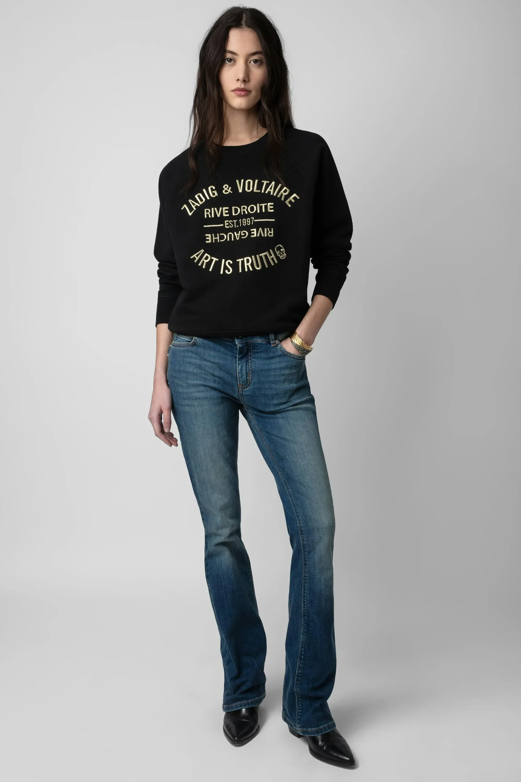 Zadig & Voltaire Sweat-Shirts^Sweat Brode Upper Blason