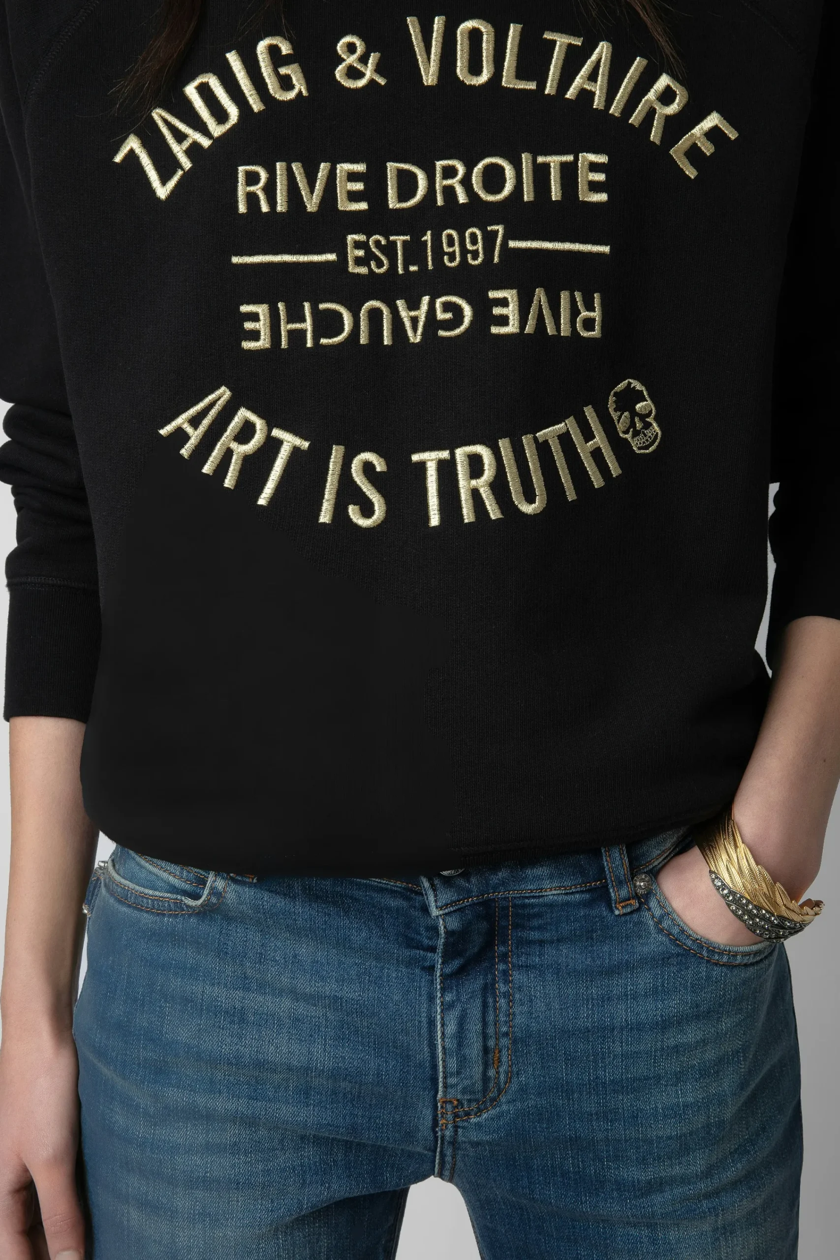 Zadig & Voltaire Sweat-Shirts^Sweat Brode Upper Blason