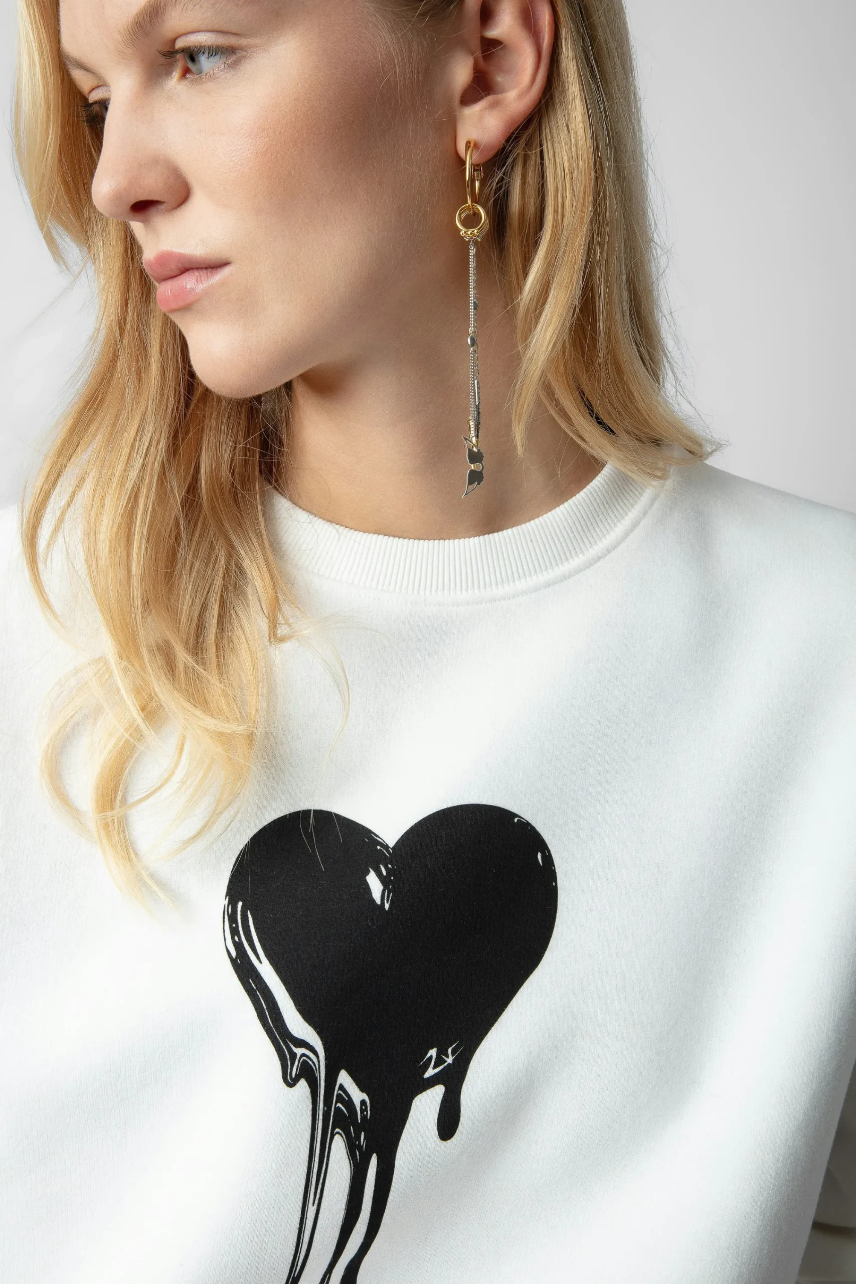 Zadig & Voltaire Sweat-Shirts^Sweat-Shirt Oscar Coeur