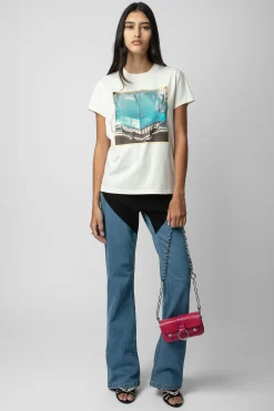 Zadig & Voltaire T-Shirts^T-Shirt A Imprime Photo Zoe Diamante