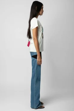 Zadig & Voltaire T-Shirts^T-Shirt A Imprime Photo Zoe Diamante