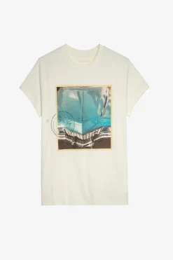 Zadig & Voltaire T-Shirts^T-Shirt A Imprime Photo Zoe Diamante