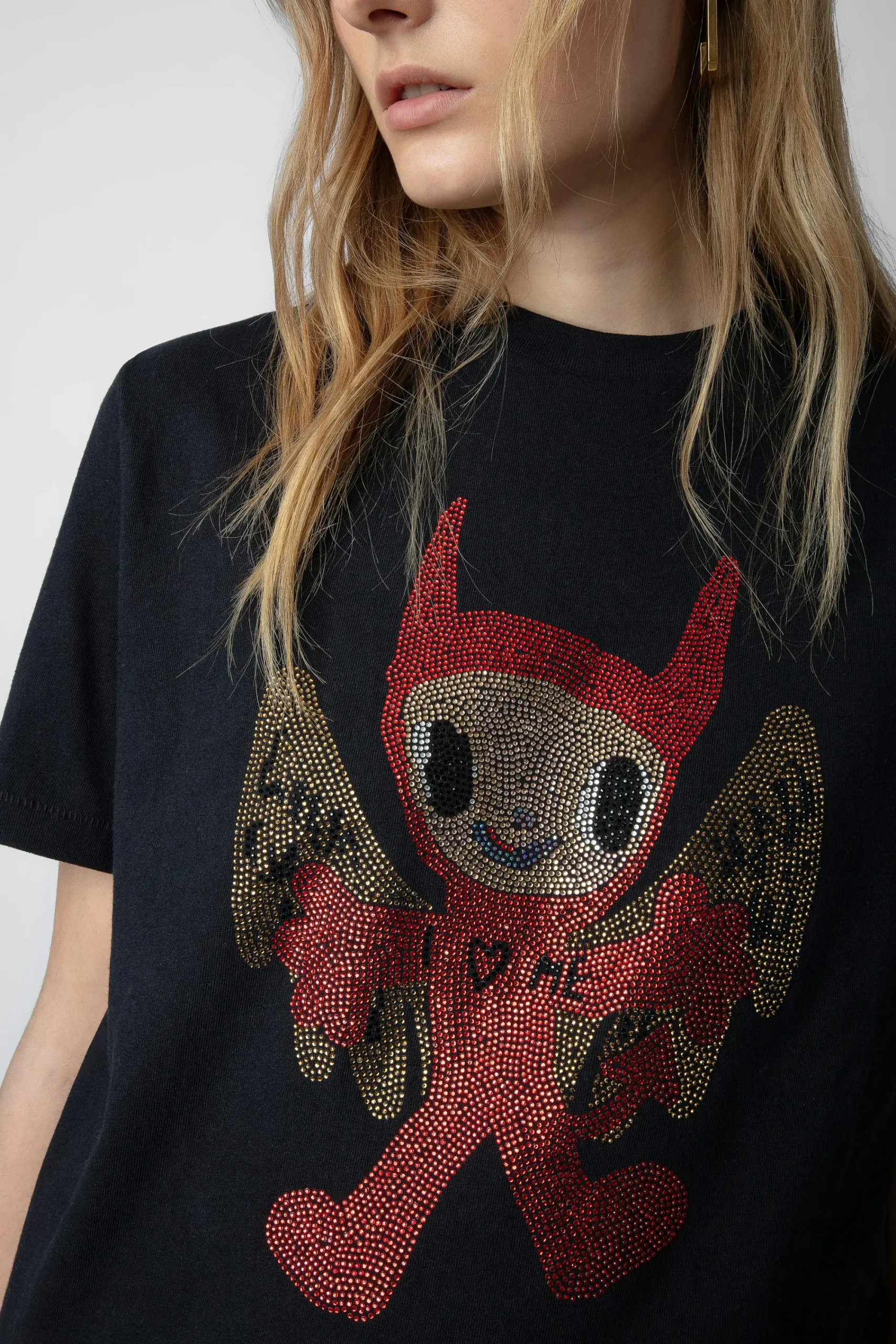 Zadig & Voltaire T-Shirts^T-Shirt Edwin Devil Diamante