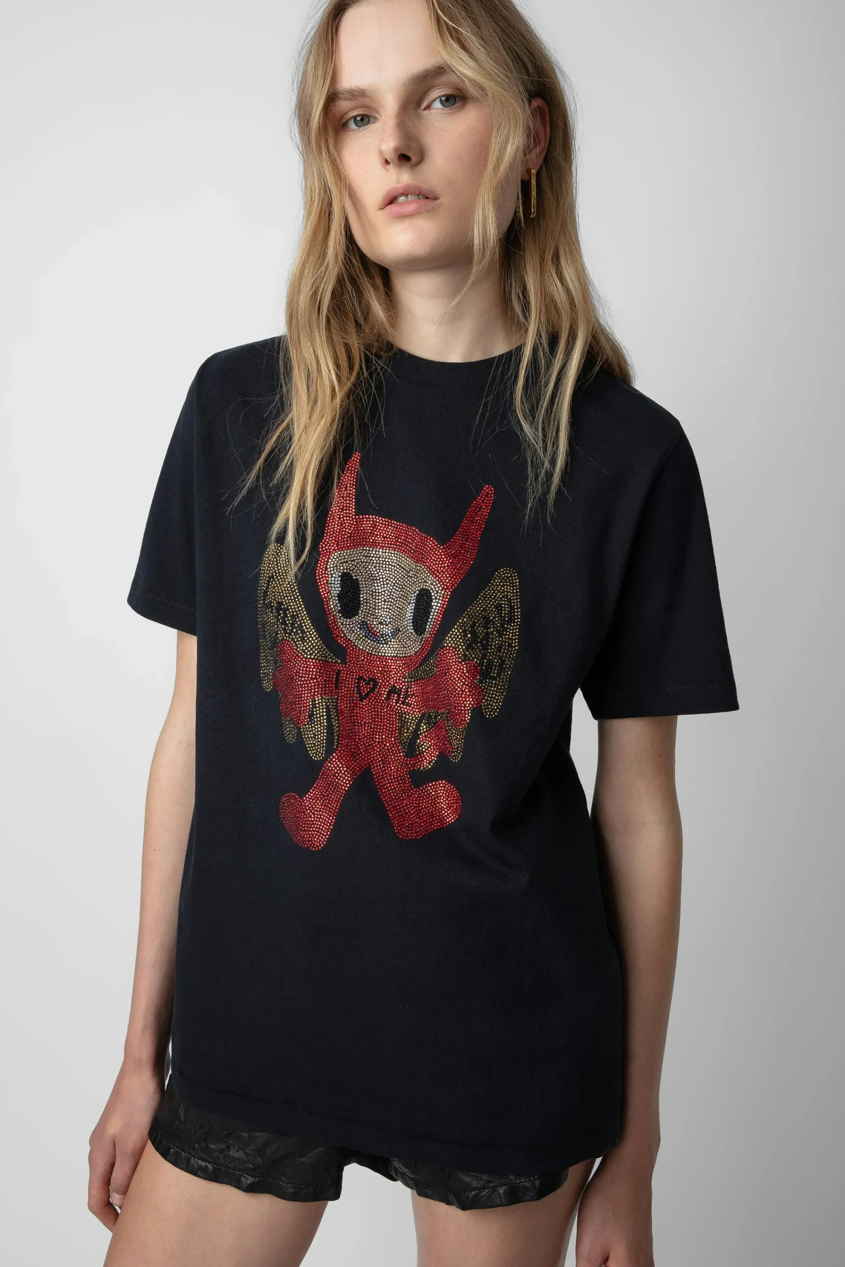 Zadig & Voltaire T-Shirts^T-Shirt Edwin Devil Diamante