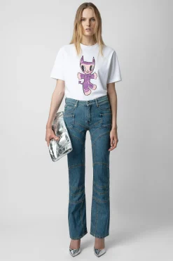 Zadig & Voltaire T-Shirts^T-Shirt Edwin Devil Diamante