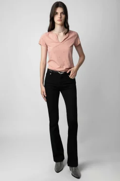 Zadig & Voltaire T-Shirts^T-Shirt Henley A Strass