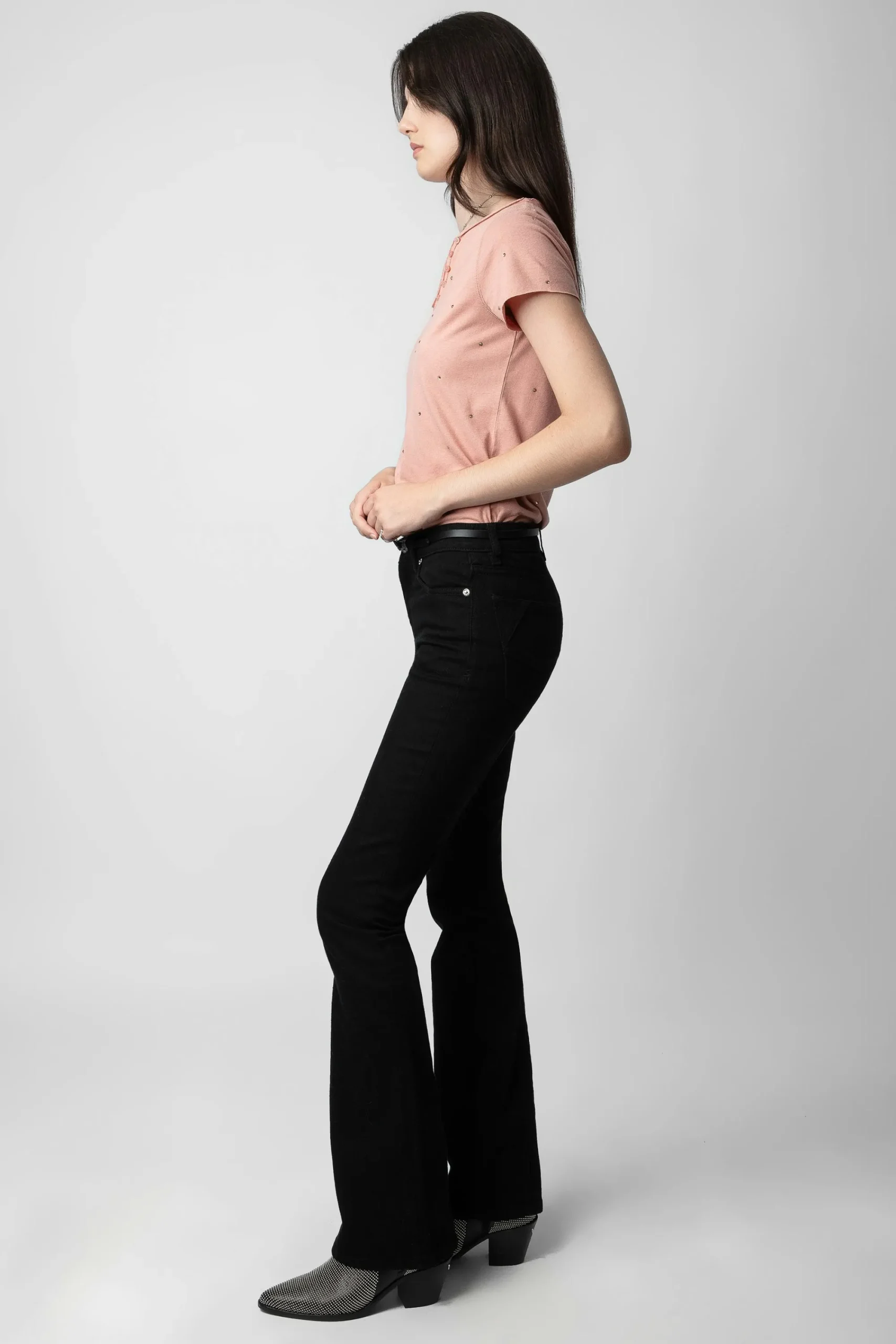 Zadig & Voltaire T-Shirts^T-Shirt Henley A Strass