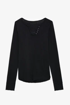 Zadig & Voltaire T-Shirts^T-Shirt Henley Ailes De Concert