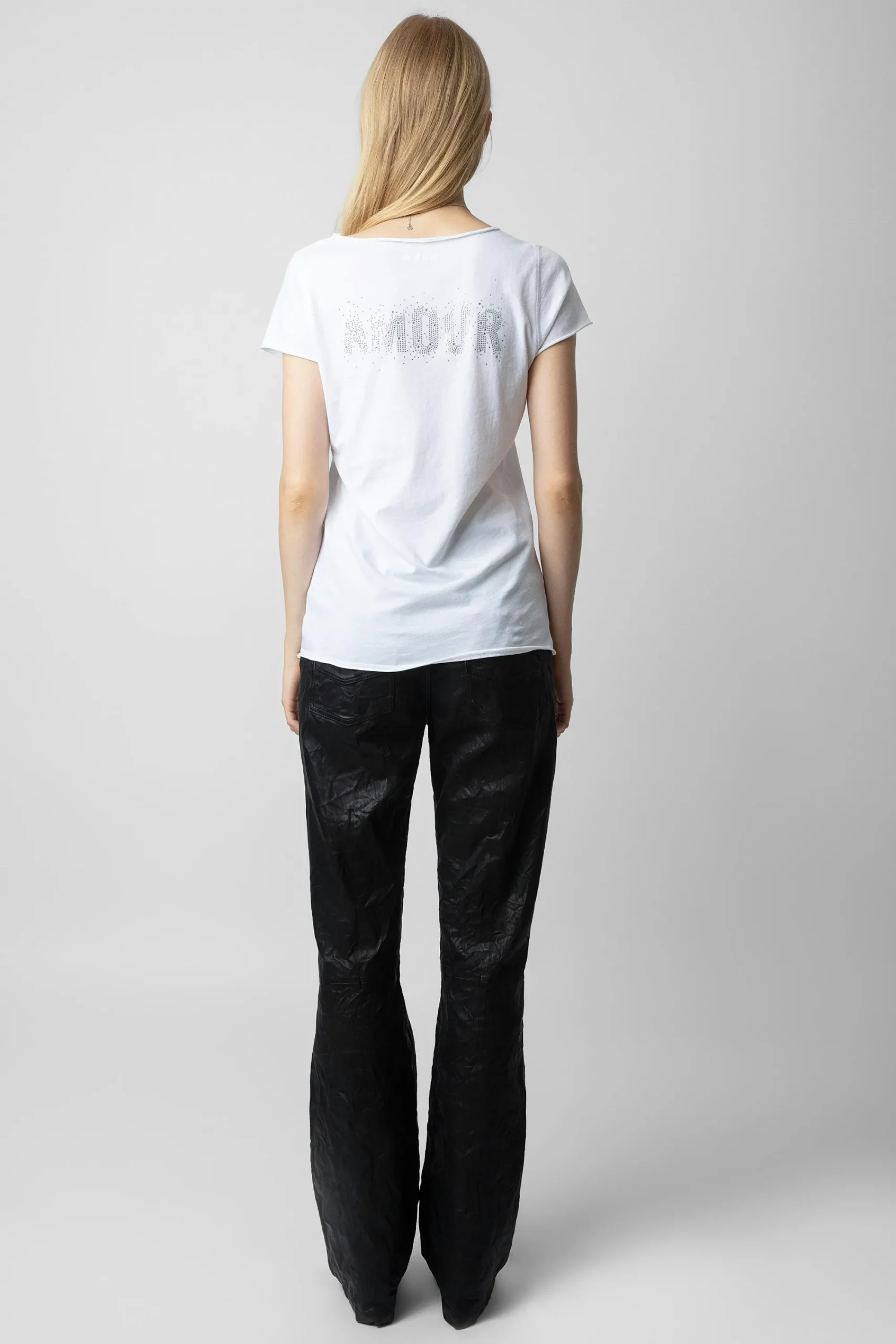 Zadig & Voltaire T-Shirts^T-Shirt Henley Amour Strass