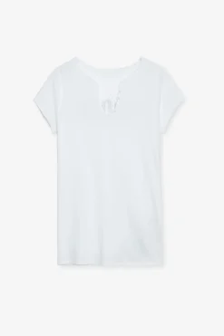 Zadig & Voltaire T-Shirts^T-Shirt Henley Amour Strass
