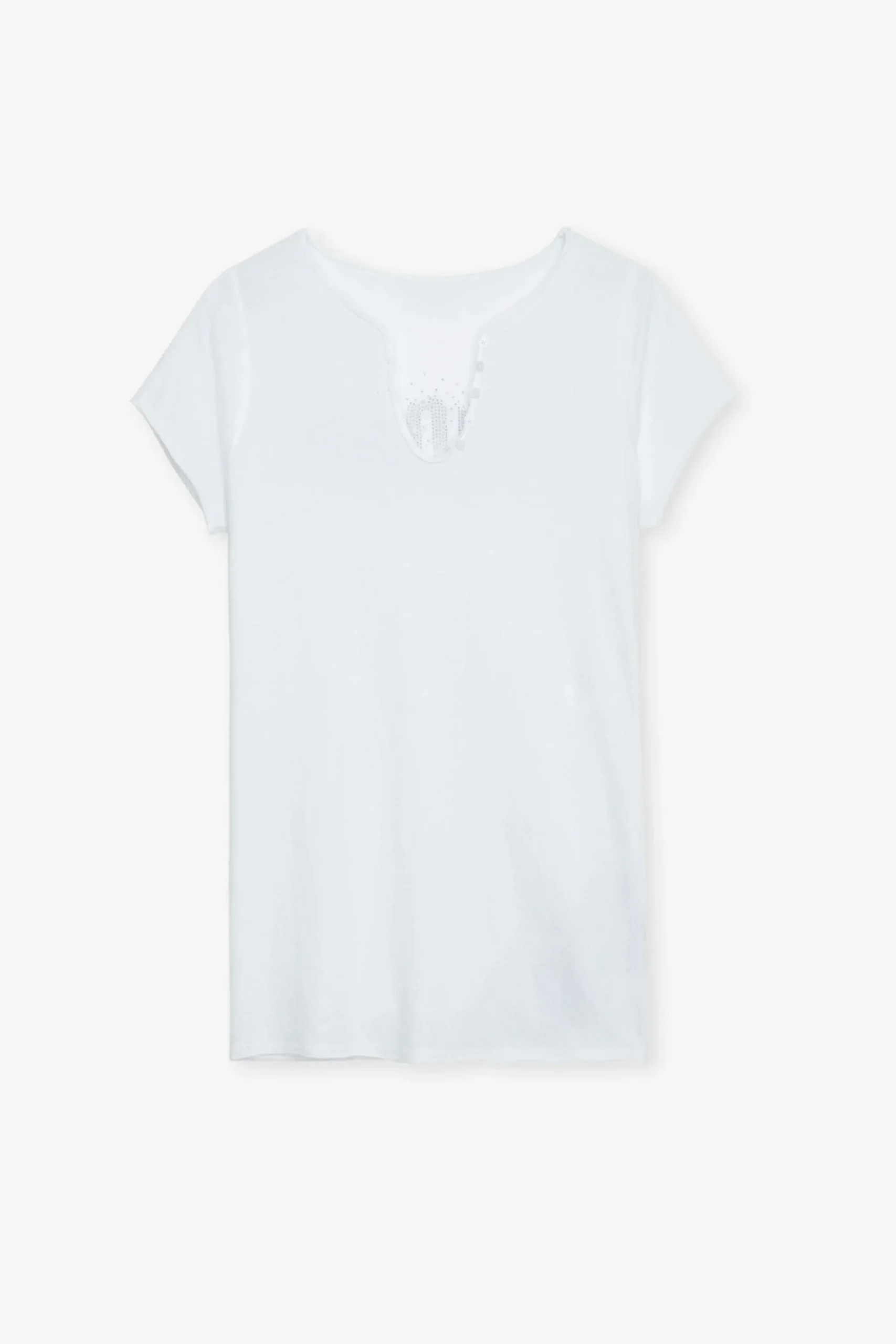 Zadig & Voltaire T-Shirts^T-Shirt Henley Amour Strass