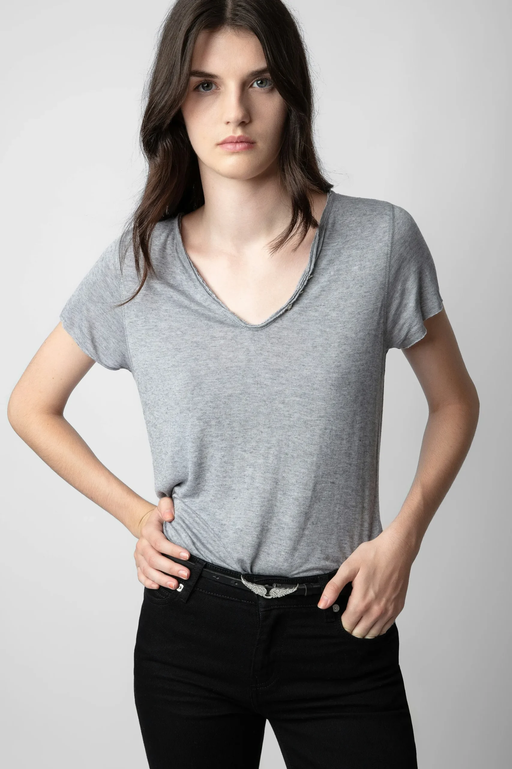 Zadig & Voltaire T-Shirts^T-Shirt Henley Bijoux