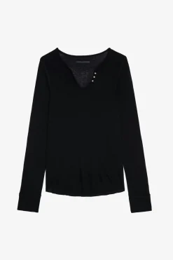 Zadig & Voltaire T-Shirts^T-Shirt Henley Bijoux