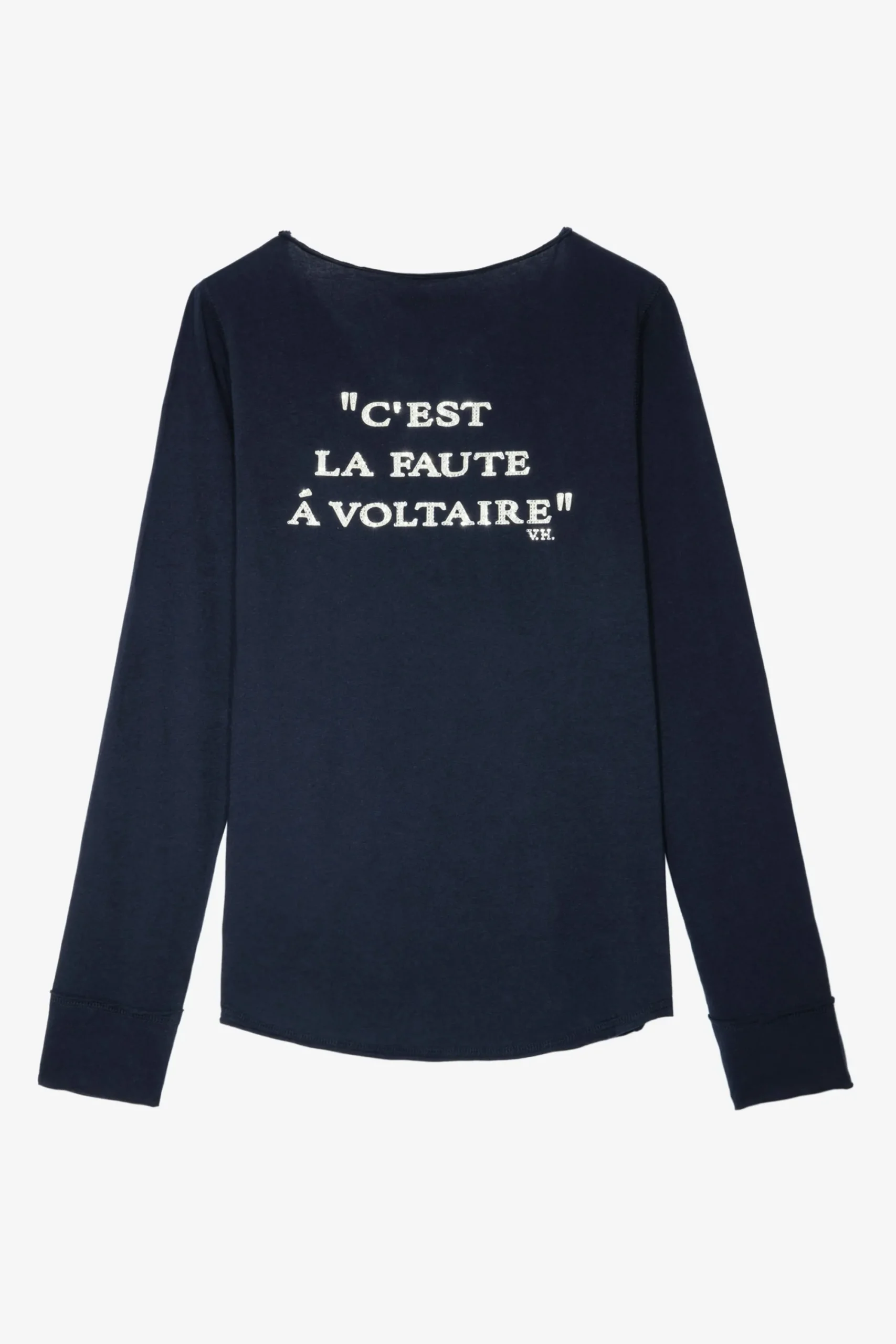 Zadig & Voltaire T-Shirts^T-Shirt Henley C'Est La Faute A Voltaire