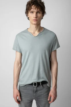 Zadig & Voltaire T-Shirts^T-Shirt Henley Fleche Monastir