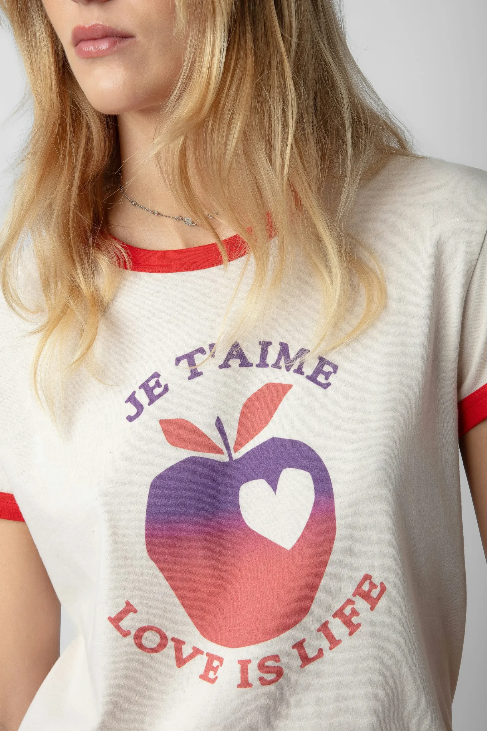 Zadig & Voltaire T-Shirts^T-Shirt Marcher L'Amour C'Est La Vie