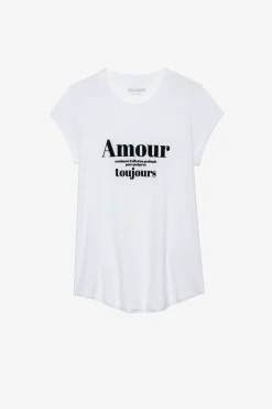 Zadig & Voltaire T-Shirts^T-Shirt Skinny Amour Toujours
