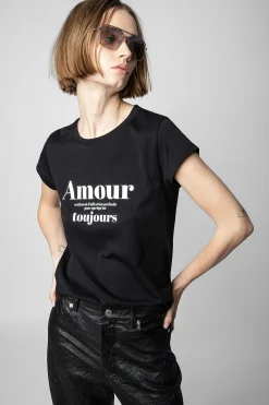 Zadig & Voltaire T-Shirts^T-Shirt Skinny Amour Toujours