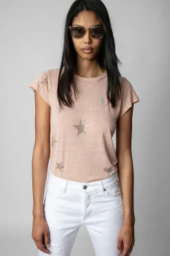 Zadig & Voltaire T-Shirts^T-Shirt Skinny Etoiles Strass