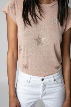Zadig & Voltaire T-Shirts^T-Shirt Skinny Etoiles Strass